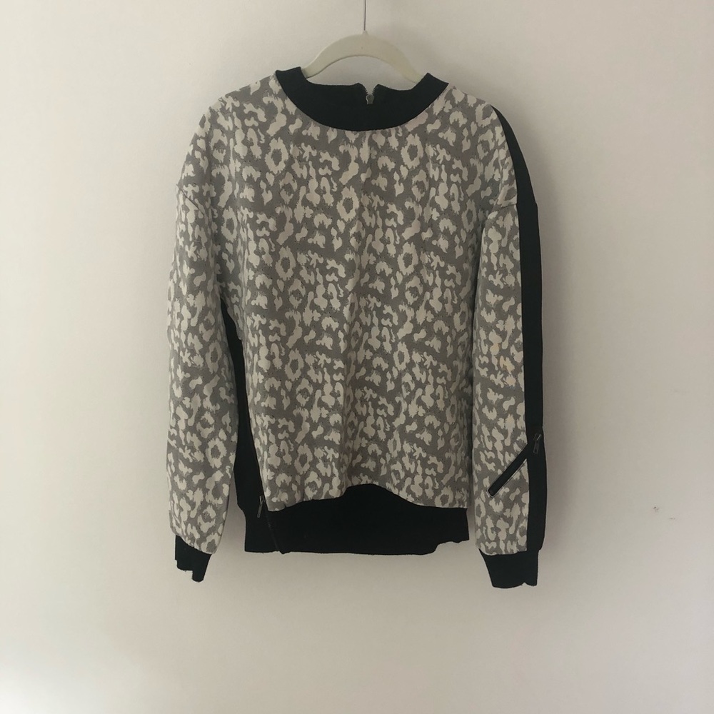 W118 by Walter Baker Leopard and Black Sweatshirt